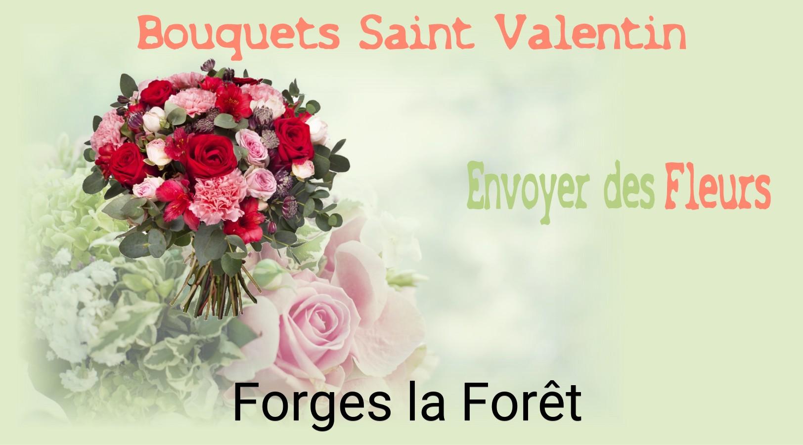 Roses de Saint-Valentin livrées à Forges-la-Forêt